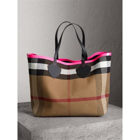 burberry charcoal handbag|burberry tote bag reversible.